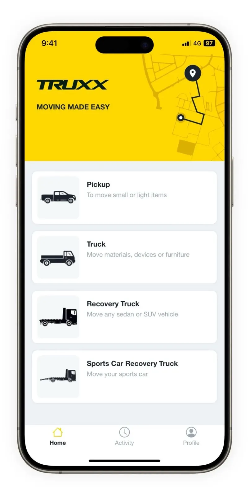 TRUXX, developed and designed by kenzi.ai